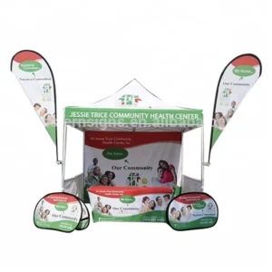 10×10 Trade Show Tent Event Canopy Market Stall Booth Outdoor Canopy Tent