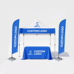 10x10FT Aluminum Pop-up Marquee Gazebo Canopy Tent with Logo Printing for Events and Trade Shows