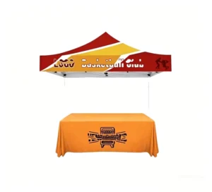 10x10FT Customizable Advertising Tents for Events Promotional with Wall Pop Up Canopy Sidewalls Exhibition Booth