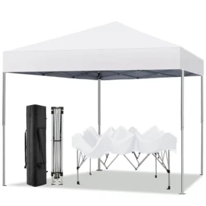 10x10ft 10x15ft 10x20ft Heavy-Duty Trade Show Tent with Carry Bag and Easy Setup