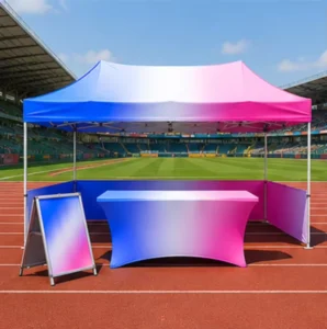 10x10ft 10x15ft 10x20ft Trade Show Tent Advertising Custom Printing Oxford Fabric UV Resistant Waterproof Fire Retardant Outdoor