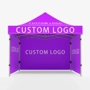10x10ft 10x20ft Heavy-Duty Pink Pop-Up Canopy Tent for Trade Shows and Outdoor Events