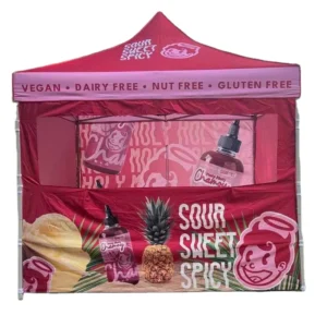 10x10ft 10x20ft Trade Show Folding Aluminum Custom Print Pop up Canopy with Window Gazebo Outdoor Tents