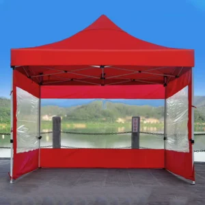 10x10ft 10x20ft Yurt Pop-Up Camping Tent with Transparent Sidewall