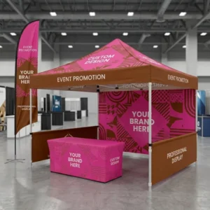 10x10ft 3×3 Portable Aluminum Steel Trade Show Pop-Up Folding Gazebo Tent