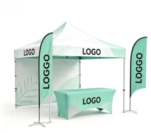 10x10ft Aluminum Waterproof Eco-Friendly Portable Indoor Outdoor Promotional Exhibition Stand Trade Show Pop-Up Tent Digital