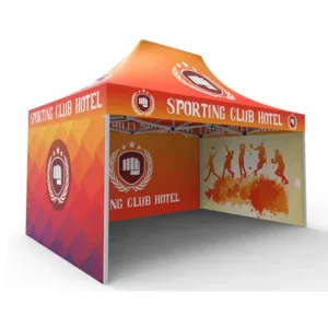 10x10ft Custom Printed Trade Show Tent Heavy Duty Pop up Canopy Waterproof UV Protection Commercial Gazebo for Outdoor Events