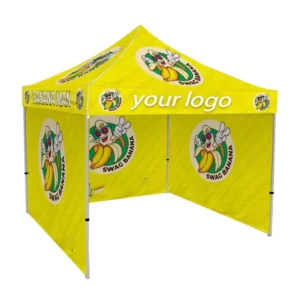 10x10ft Double Custom Full Color Digital Printed Pop Canopy Tent Steel Frame Oxford Fabric Outdoor Trade Show Advertising Gazebo