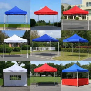 10x10ft Folding Marquee Steel Frame Pop-Up Advertising Tent for Exhibitions, Outdoor Events and Sports Displays