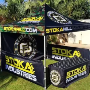 10x10ft Folding Pop-up Trade Show Tent Portable Waterproof Custom Printed Advertising Tent