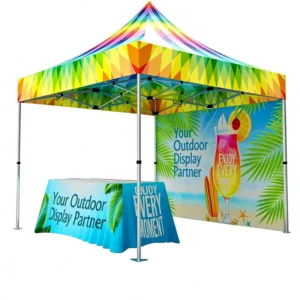 10x10ft Promotional Folding Custom Print Pop up Marquee Gazebo Canopy Trade Show Tent