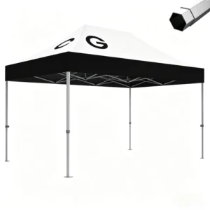 10x10ft Waterproof Folding Canopy Trade Show Event Tent for Indoor Outdoor Advertising
