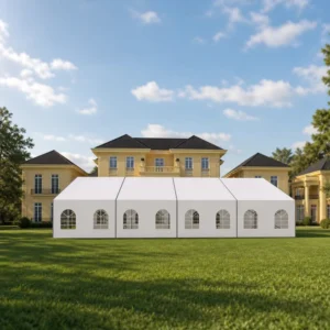 10×12 10×15 10×20 10×30 10×40 10×50 20×30 White PVC Wedding Hall Banquet Marquee Event Party Tent 50 100 300 500 People