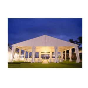 10×12 10×15 10×20 10×30 10×40 10×50 Trade Show White Pvc 20 X 30 Wedding Hall Marquee Event Party Tent for 50 100 300 500 People