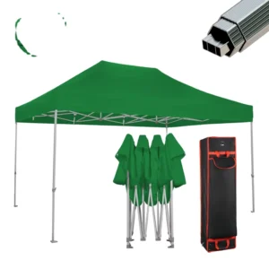 10×15 Pop-Up Canopy Tent Easy-Setup Outdoor Shelter for Patio Exhibition and Picnic