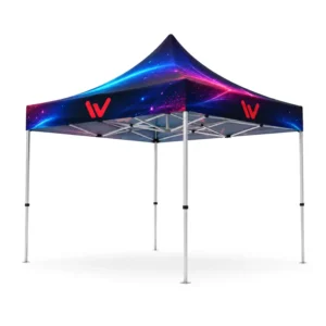 10×15 Waterproof Fireproof Instant Pop-Up Canopy Tent Custom Printed Aluminum for Promotion Event