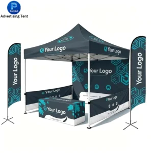 10x15FT Custom Printed Folding Marquee Canopy Tent for Trade Shows and Events