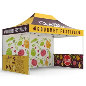 10x15ft Custom Printed Waterproof UV Resistant Advertising Canopy Tent for Trade Show Events