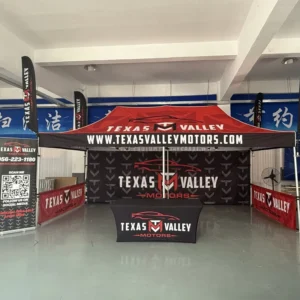 10×20 Outdoor Aluminum Trade Show Canopy Tent, Custom Printed, Exhibition Event Marquee