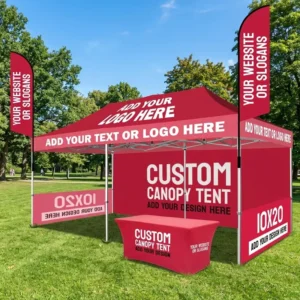 10×20 Outdoor Aluminum Trade Show Tent Exhibition Event Gazebo Canopy Pop up Custom Printed Tents