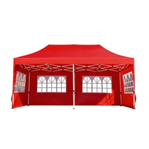10×20 Pop up Canopy Tent Folding Gazebo with Windows Sidewalls Waterproof Commercial Grade for Party Wedding