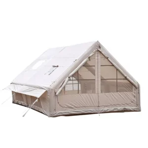 12㎡ Outdoor Camping Inflatable Tent Windproof Waterproof Air Tent for 10 People Family Camping Hiking Travel Backyard Adventure