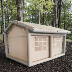 12 Sqm Waterproof Portable Four Season Glamping Tents 600D Oxford Cloth Air Pole Tent Quick Setup for Camping