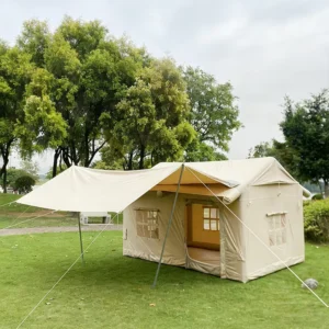 12 square Meters Waterproof Outdoor Camping Tent Air House with Oxford Fabric Customizable Inflatable House Tent