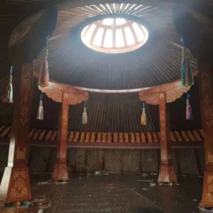 12M Mongolian Wooden Frame Yurt