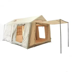 12Portable All Weather Camping Tent Durable Windproof & Waterproof for Year Round Use