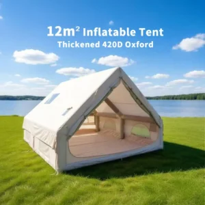 12m Four-season Inflatable Roof Tent Waterproof Thickened 420D Oxford Cloth Camping Anti-peeping Single-layer Portable