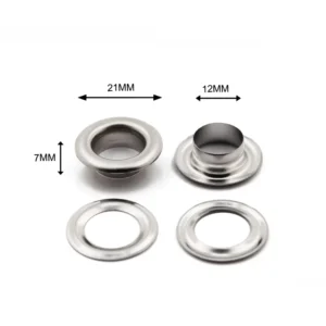 12mm Inner 26# Brass Round Edge Eyelet for Bags Luggage & Garment Accessories