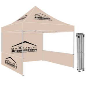 13×13 Custom-Printed Hexagonal Aluminum-Frame Pop-Up Folding Gazebo Canopy Tent for Weddings