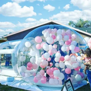 13×13 ft clear Wedding Party Inflatable Commercial Diy Balloon Decoration Custom Bubble House Tent Igloo Outdoor Kids Dome House