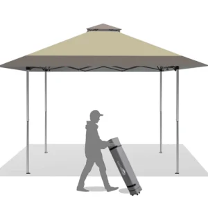 13x13ft Pop-Up Gazebo Canopy, Outdoor Patio Sun Shelter, Waterproof UV Protection Folding Canopy Tent