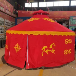 15 Meter Diameter Waterproof Mongolian Yurt Tent Cover for Fish Ponds Outdoor Round House
