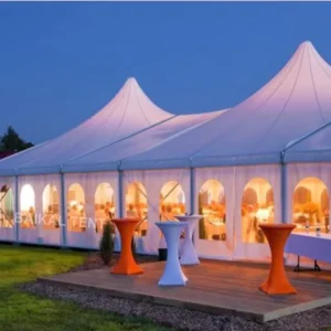 1500 People Catering Capacity Stretch Marquee Wedding Ceremony Tent for Events with Decorations