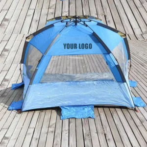 15DM 1-4 Person One Bedroom Camping Tent Waterproof Family Lightweight Four-Season Quick Opening Traveling Backpacking