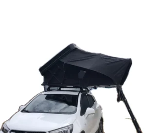 160 x 190 cm Automatic Waterproof Four-Season Quick-Opening Hardshell Rooftop Tent with LED Light