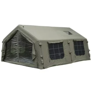17.2 Green Khaki Luxury Two Rooms Inflatable Tent for Family Outdoor Camping