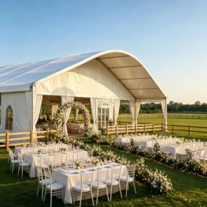 1800sqm Clear Span Wedding Tent for Hotel Garden Wedding and Outdoor Reception
