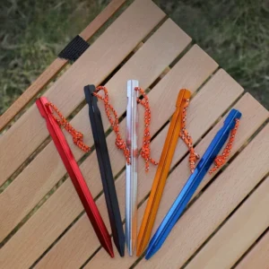 18CM/23CM Tent Stake Triangle Design Nail Spike Tent Pegs Aluminum Tent Peg Camping Stake Ultralight Accessory