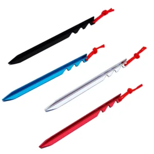 18cm Durable Plastic Tent Pegs for Outdoor Camping Essential Accessories for Secure Nails