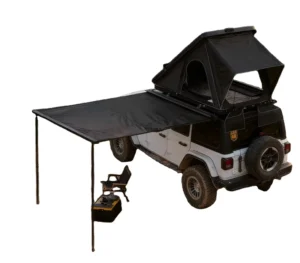 2 2.5 3m 4WD Quality Overland Vehicle SUV Truck Aluminum Case Car Side Retractable Awning Roof Top Straight Bracing Type