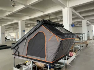 2-3 Person Aluminum Rooftop Tent UV Printing Shell Lightweight Four Season Quick Automatic Opening Overlanding Double