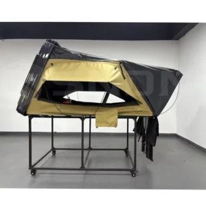 2-3 Person Australia Side Opening Roof Top Tent Hardshell ABS Waterproof Camping Car Rooftop Tent Lightweight with Skylight