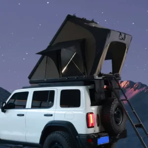 2-3 Person Automatic Pop-Up Rooftop Tent Oxford Fabric Aluminum Hard Shell