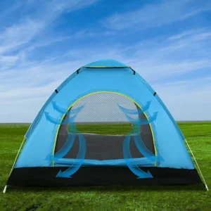 2 3 Person One Bedroom Single Big Tent Waterproof Durable Outdoor Adventure Portable Rectangular Camping Automatic Opening