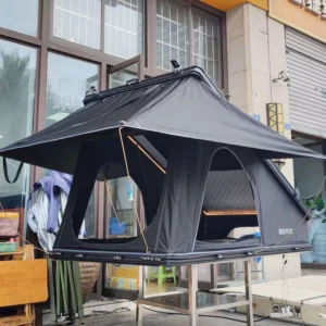 2-3 Person Triangle Aluminum Hard Shell Four-Season Rooftop Tent