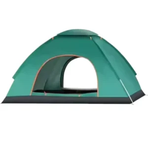 2-3 Person Two Doors Quick Opening Trigone/V-type Camping Tent Top Cover Waterproof Pop Instant Outdoor Polyester Tent